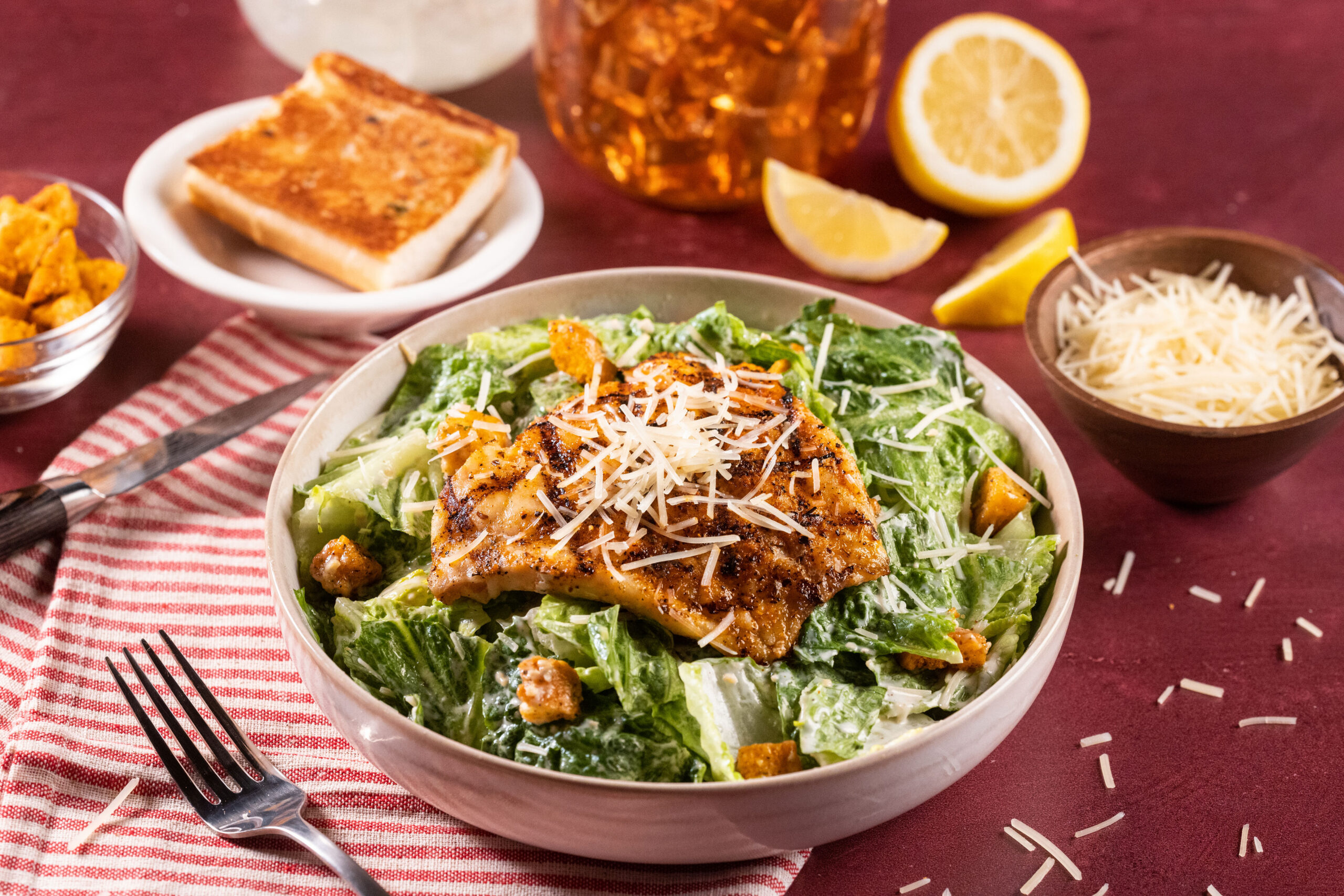 Blackened Chicken Caesar Salad