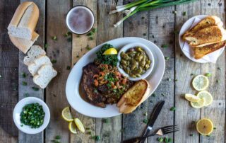 Cajun Tricky Fish seafood entrée
