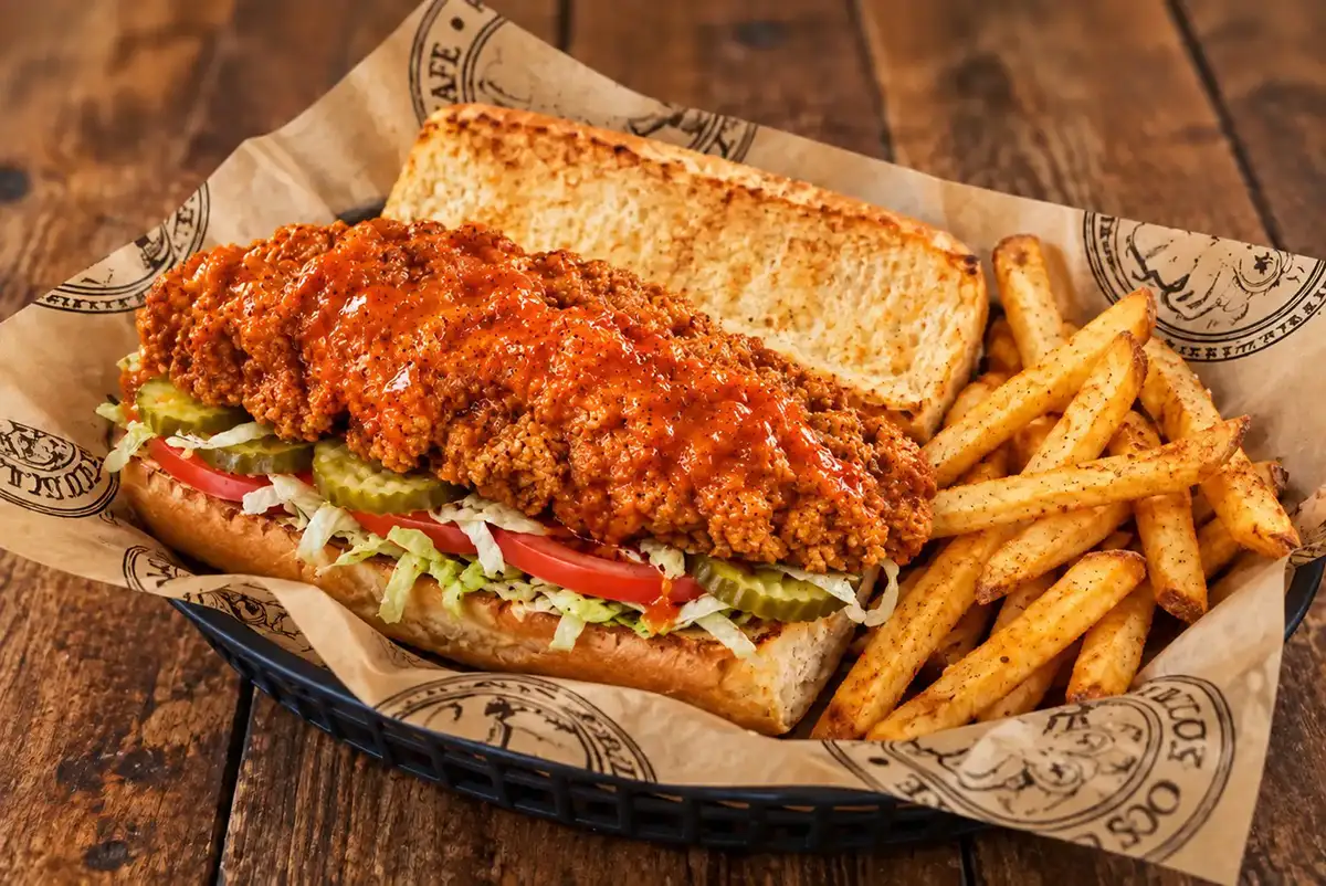 Firemouth Chicken Po Boy