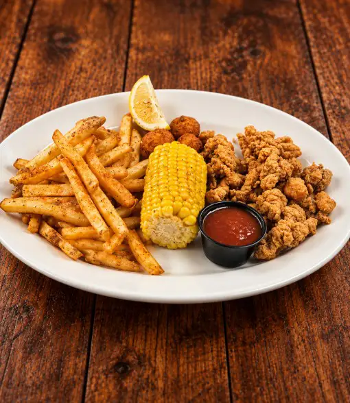 Golden Fried Alligator Tails Platter