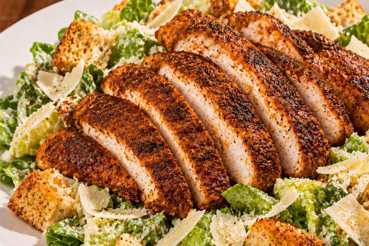 Cajun ceasar salad