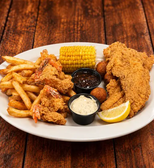 Shrimp and Catfish Platter