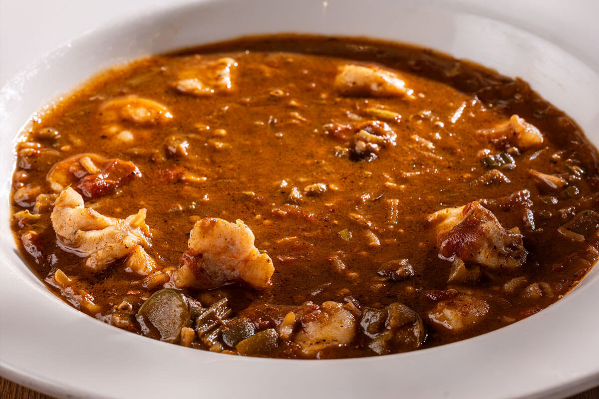 Chicken and andoille sausage