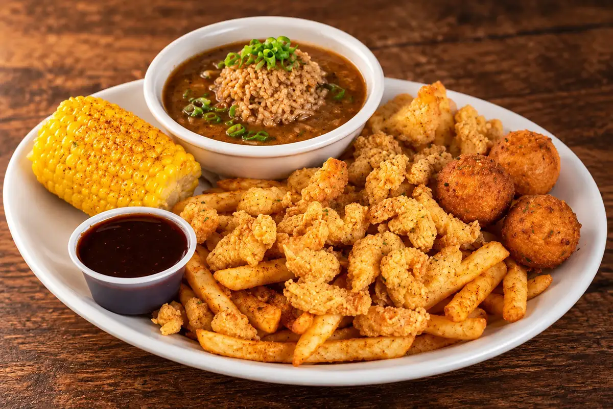 Crawfish Combo Platter
